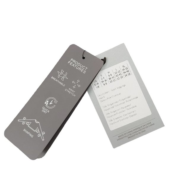 Chiczele Leggings Womens Small High Waisted Gray Pink Athletic Yoga Gym - Picture 11 of 11